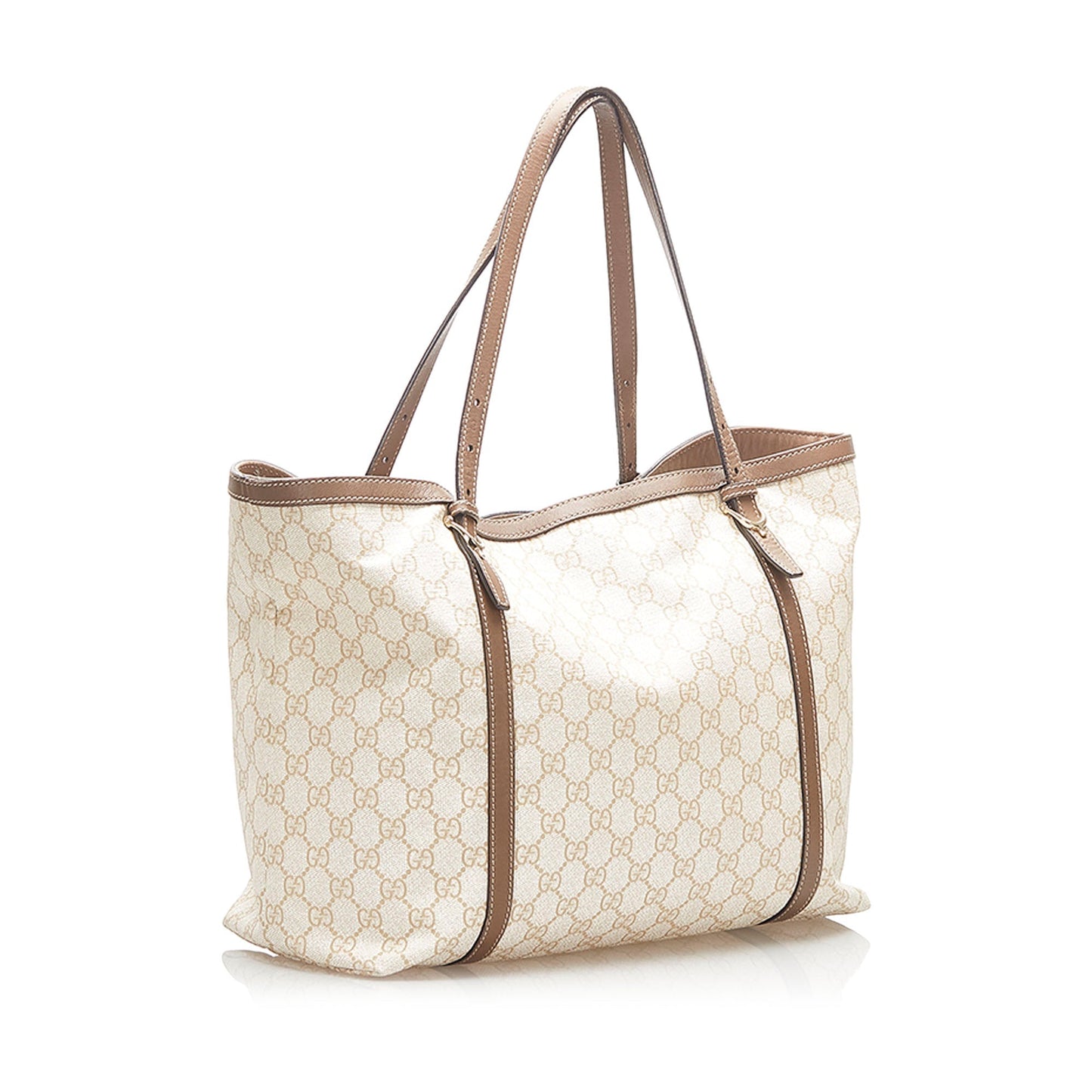 Gucci Leather Canvas Tote