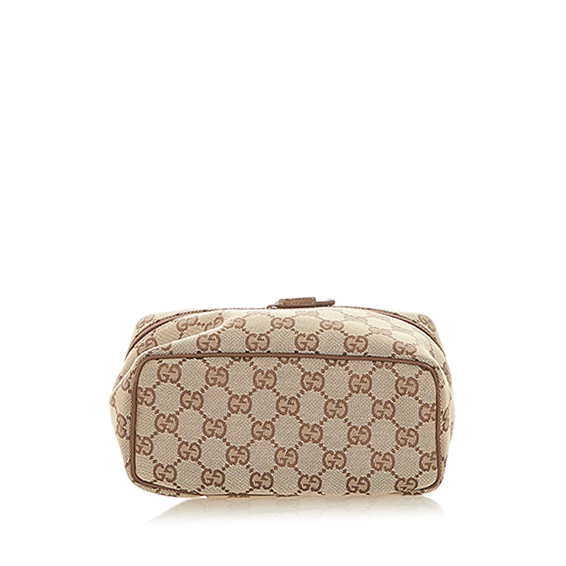 Gucci Canvas Top Handle Shoulder Bag