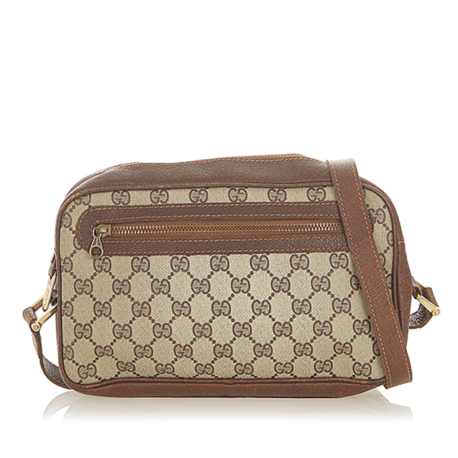 Gucci Leather Canvas Crossbody