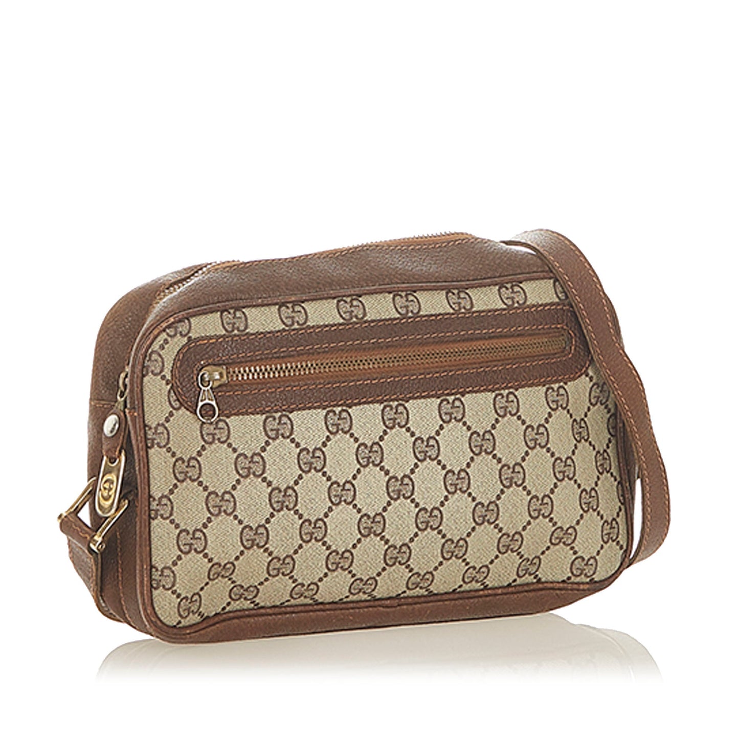 Gucci Leather Canvas Crossbody