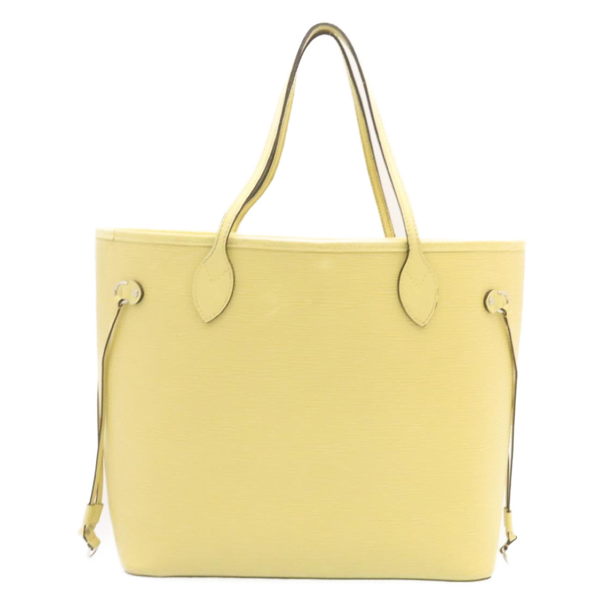 Louis Vuitton Yellow Leather Neverfull MM tote bag