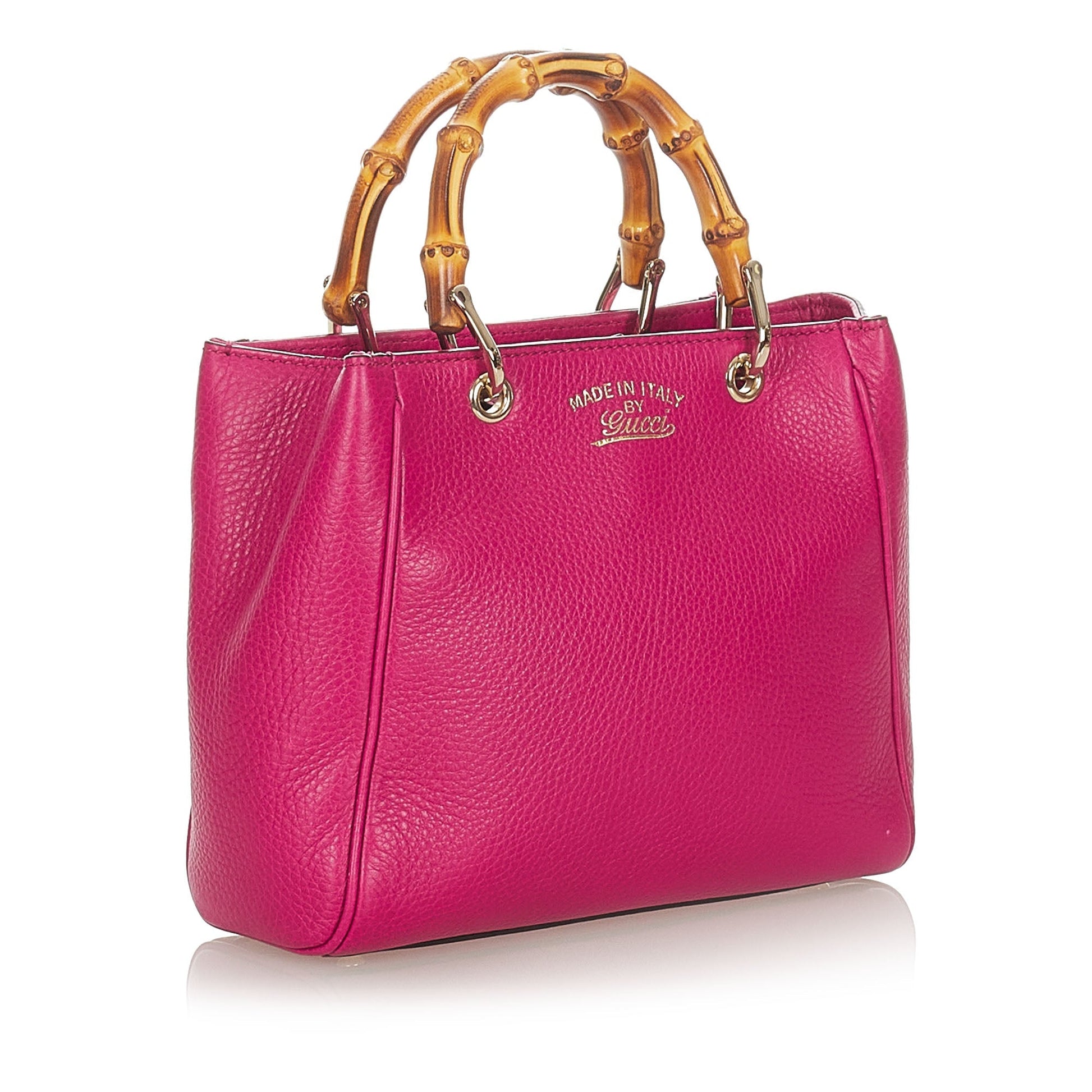 Gucci Leather Top Handle Tote