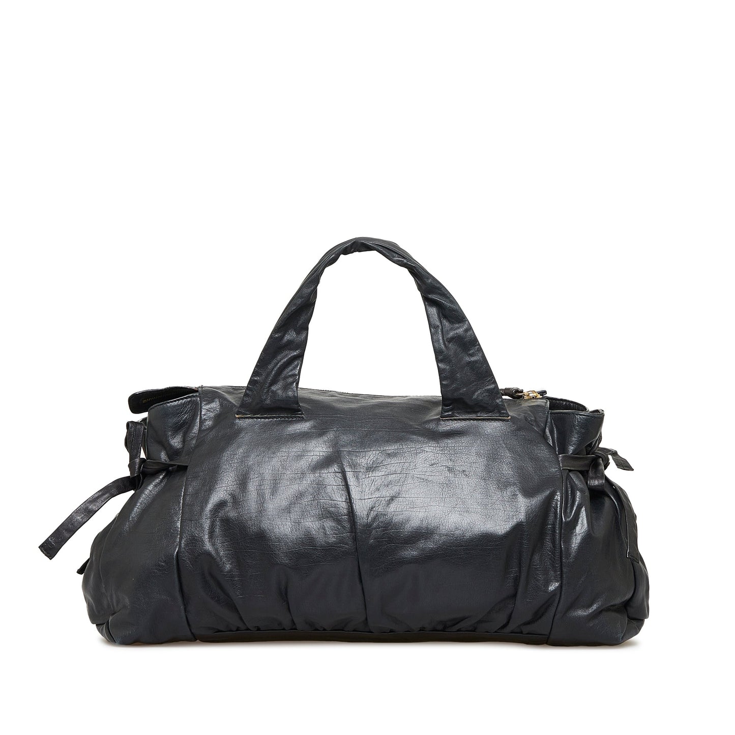 Gucci Black Leather Tote Style 15