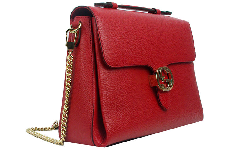 Gucci Chain Leather Shoulder Bag