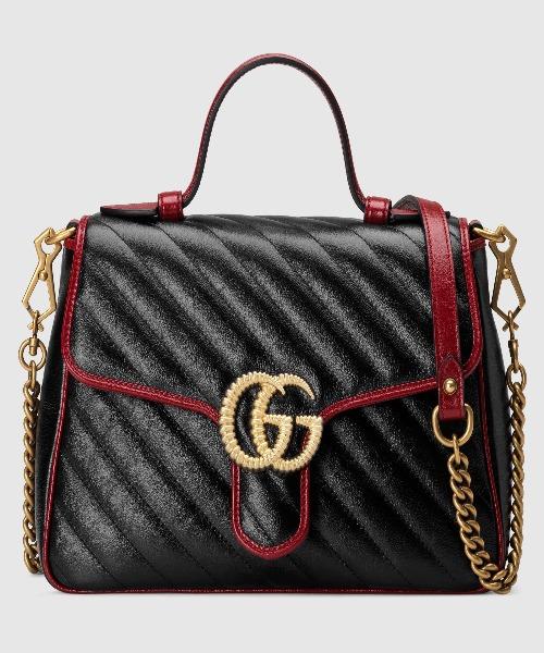 Gucci Monogram Twist Quilted Chain Crossbody