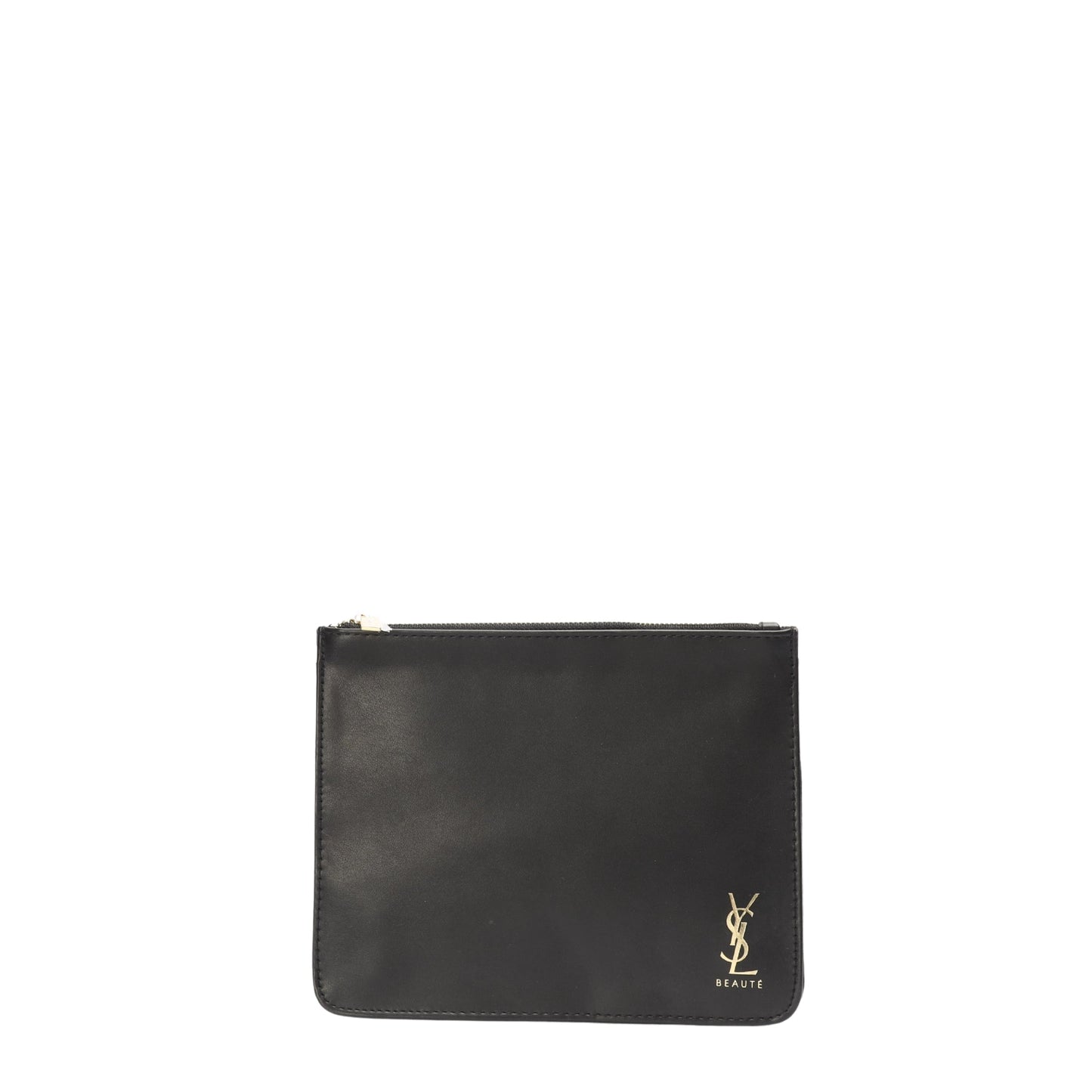 Yves Saint Laurent Black Zip Pouch Luxury Handbag