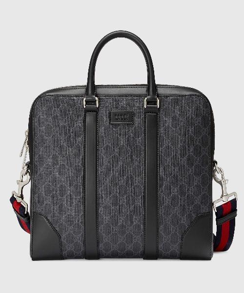 Gucci Monogram Nylon Leather Canvas Crossbody