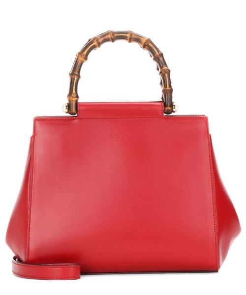 Gucci Monogram Leather Top Handle Crossbody