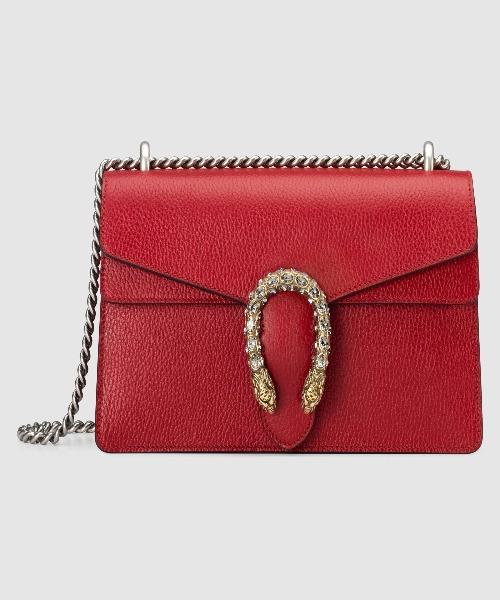 Gucci Monogram Chain Leather Crossbody