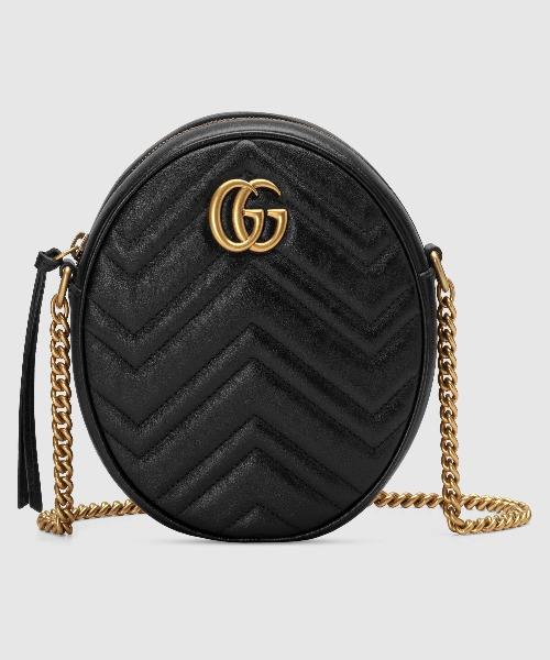 Gucci Monogram Twist Quilted Chain Crossbody