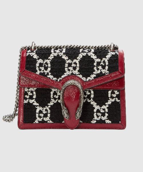 Gucci Monogram Chain Leather Crossbody