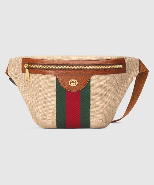 Gucci Monogram Nylon Leather Canvas Crossbody