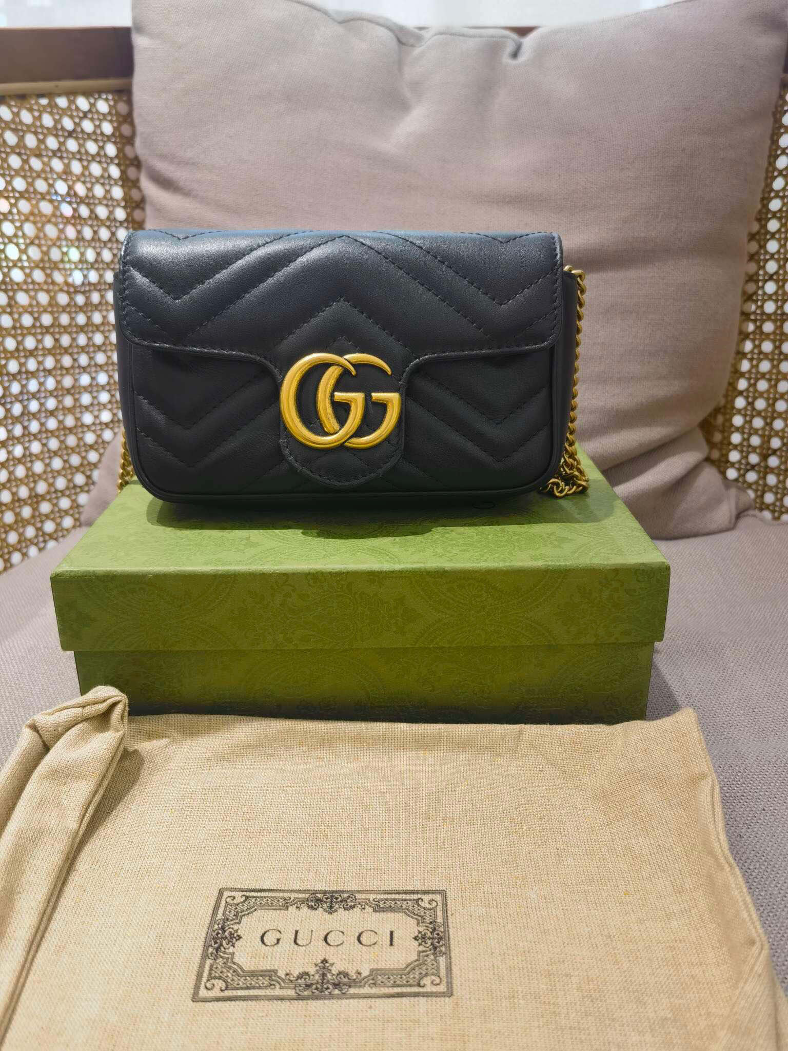 Gucci GG Marmont Leather Crossbody Style 1