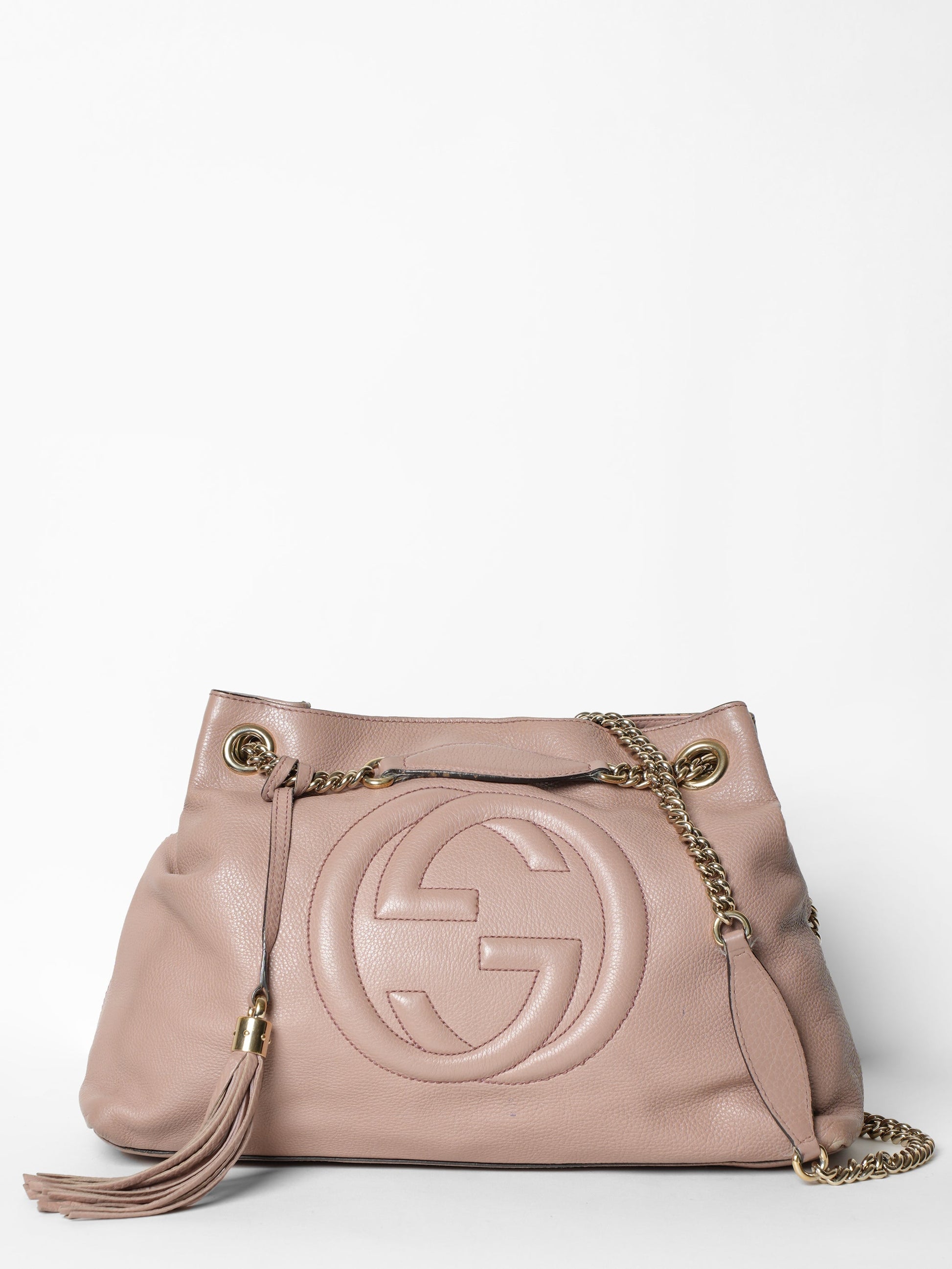Gucci Lou Quilted Chain Tote
