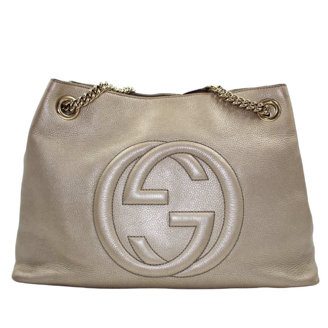 Gucci Soho Calfskin Quilted Shoulder Bag