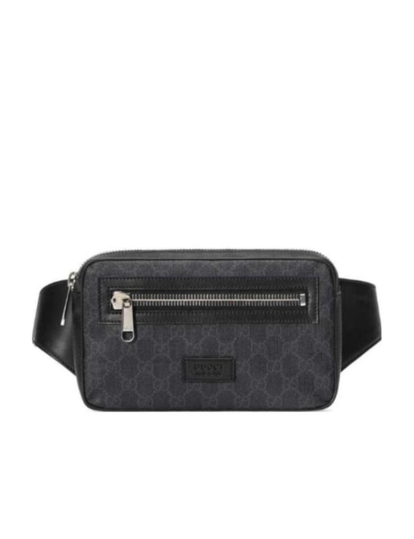 Gucci Leather Canvas Shoulder Bag Style 41