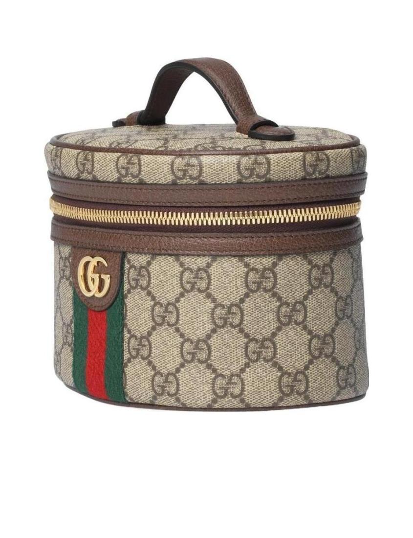 Gucci Leather Canvas Handbag Style 9