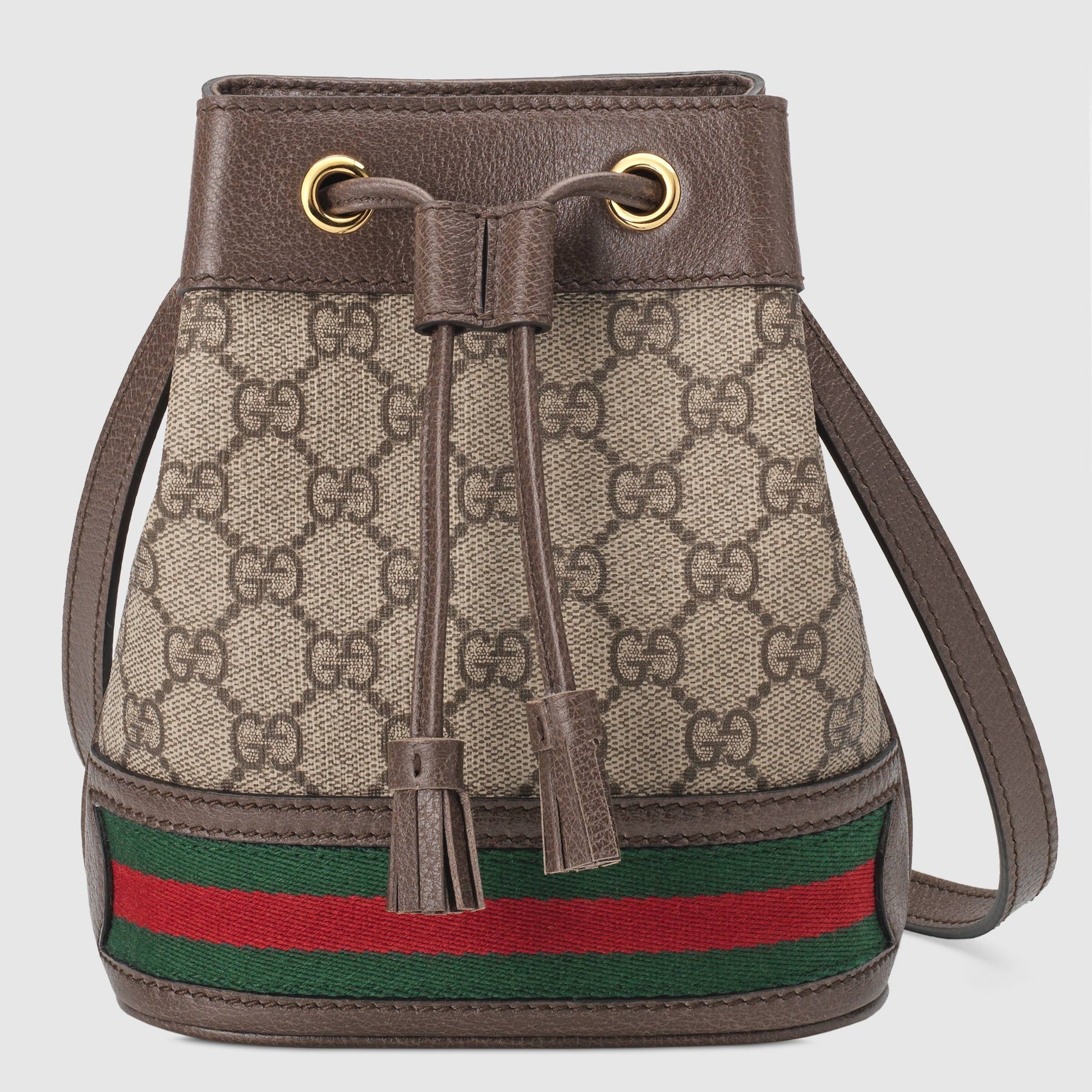 Gucci Monogram Leather Mini Crossbody