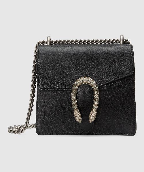 Gucci Monogram Chain Leather Crossbody