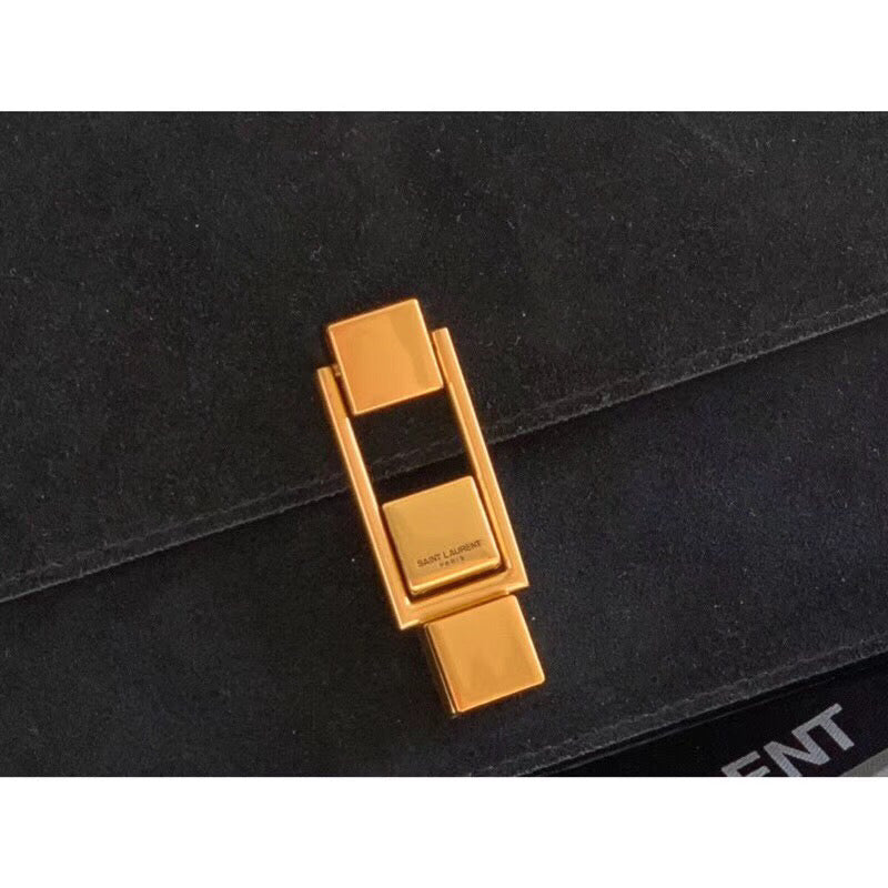 Yves Saint Laurent Le Carre Satchel Black