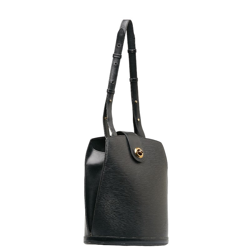 Louis Vuitton Epic Clooney Shoulder Bag Noir Black Leather Louis Vuitton