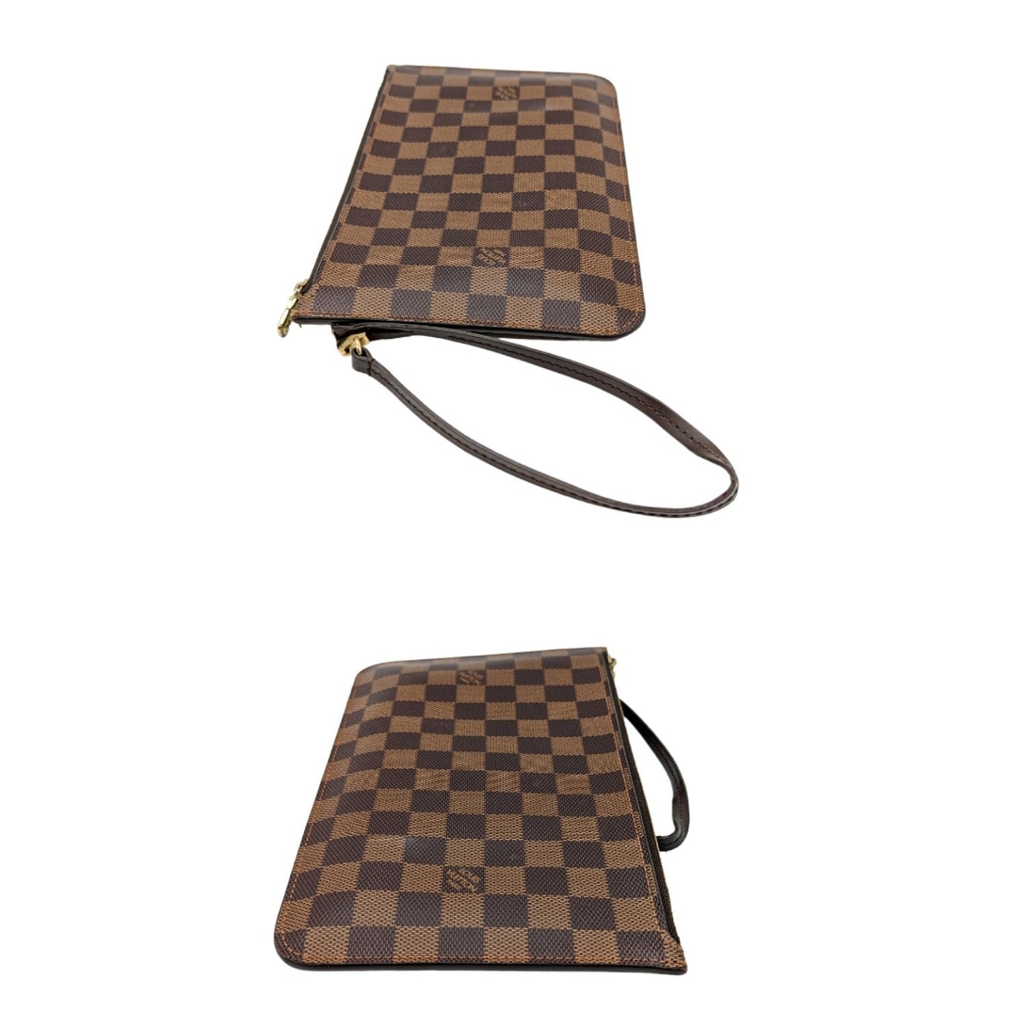 Louis Vuitton Damier Ebene Neverfull MM GM Pochette Wristlet Tote