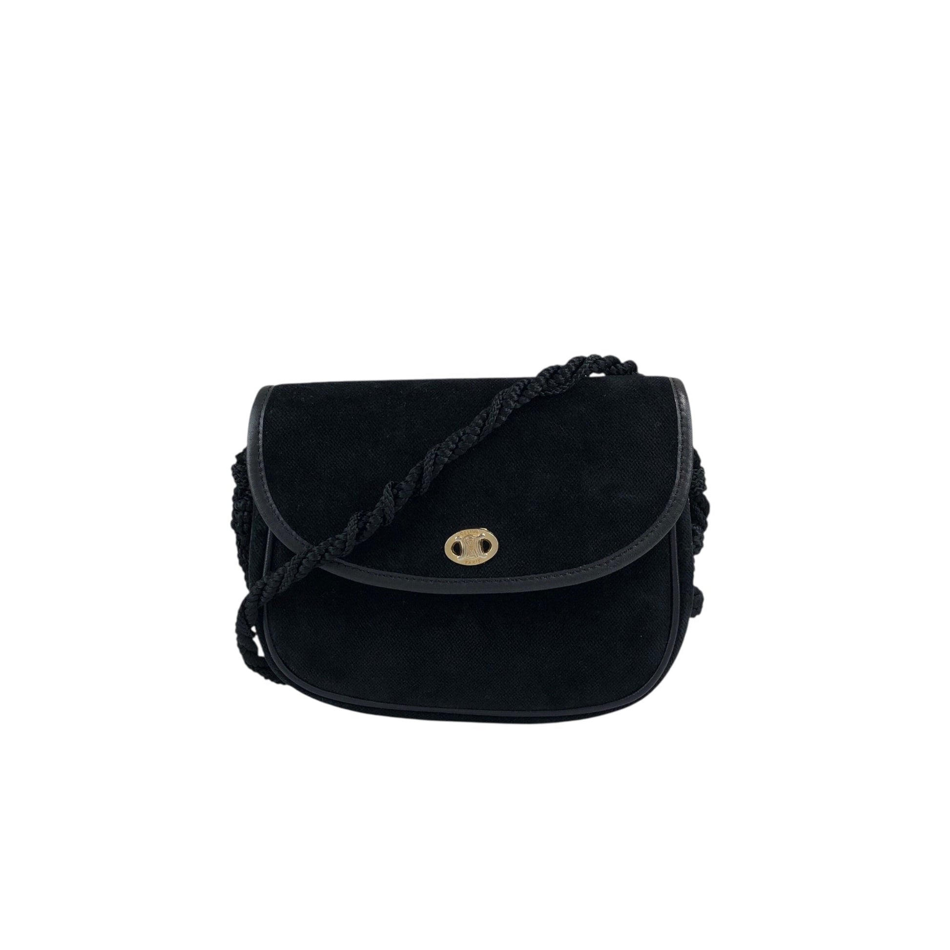 CELINE Small Shoulder bag Black p8xbtw