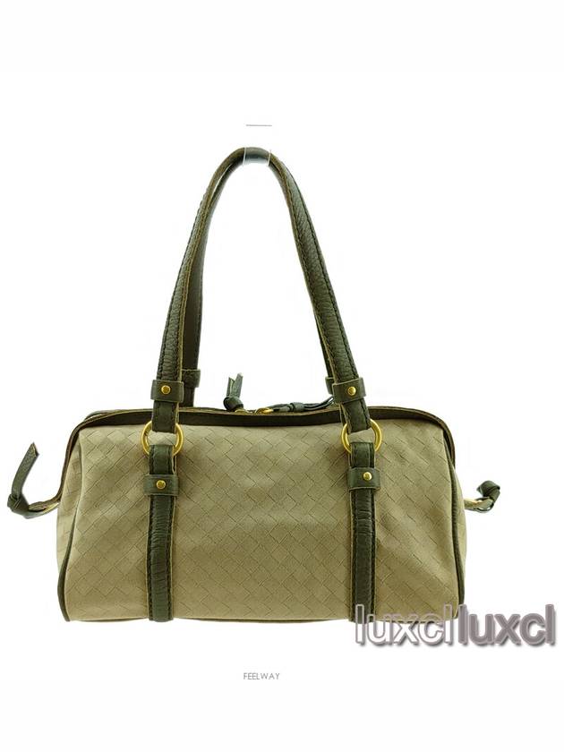 Luxury Bottega Veneta Canvas Mini Tote Bag