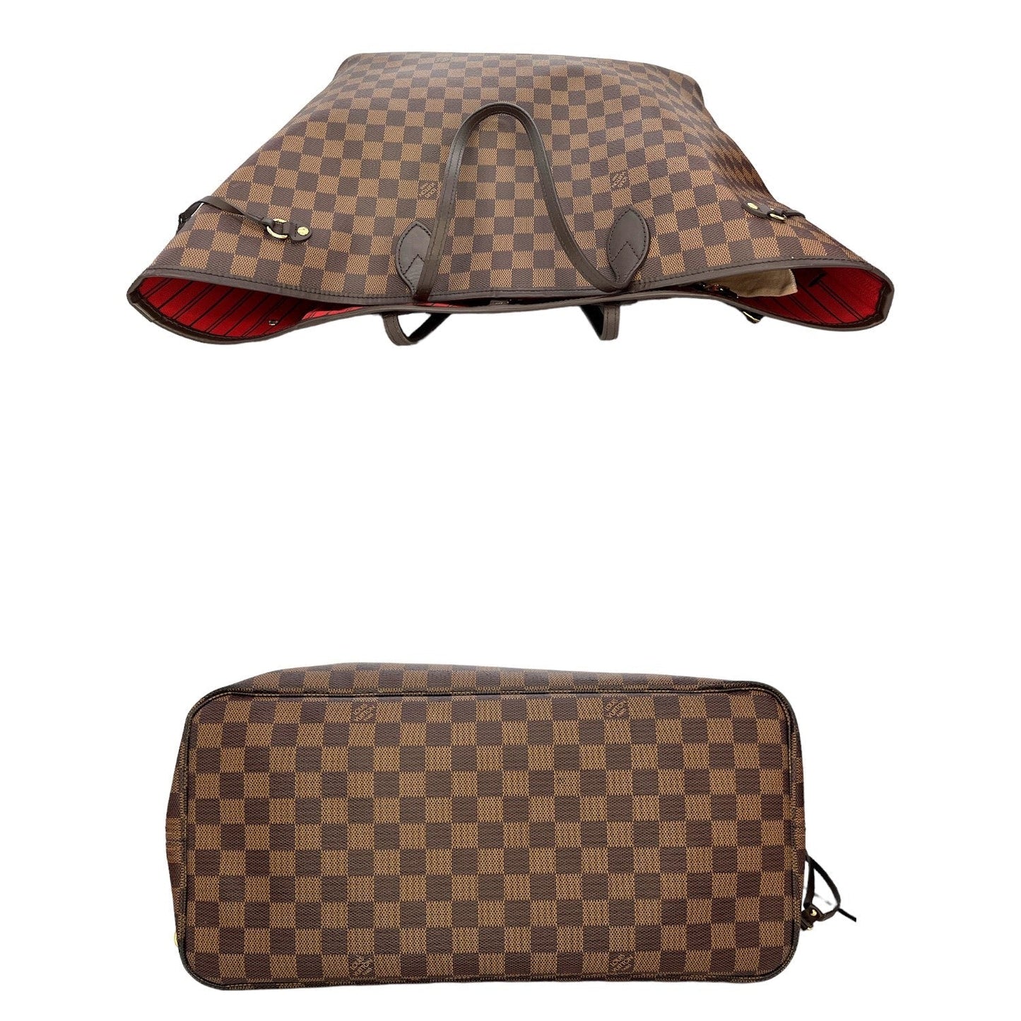 Louis Vuitton Damier Ebene Neverfull GM w/ Pouch Tote