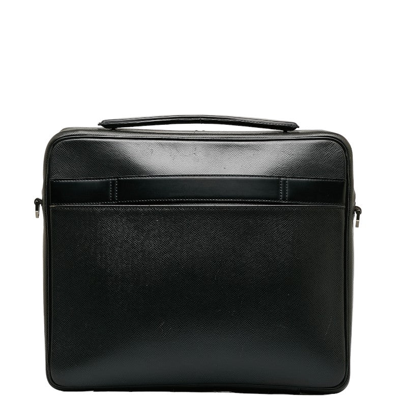 Louis Vuitton Tiga Port Oldinatour Odessa Business Bag Handbag 2WAY Oldwards Black Leather Men LOUIS VUITTON