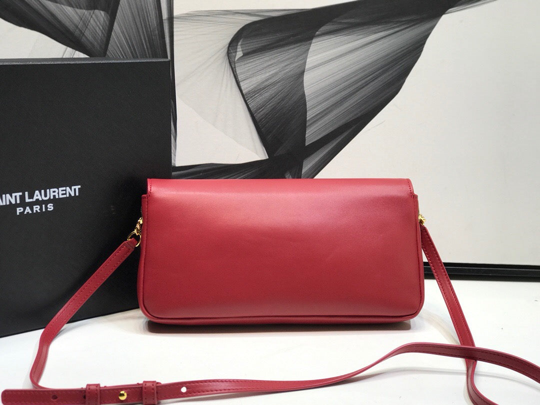 Yves Saint Laurent Kate Tassel Small Shoulder Bag Red.2in/
