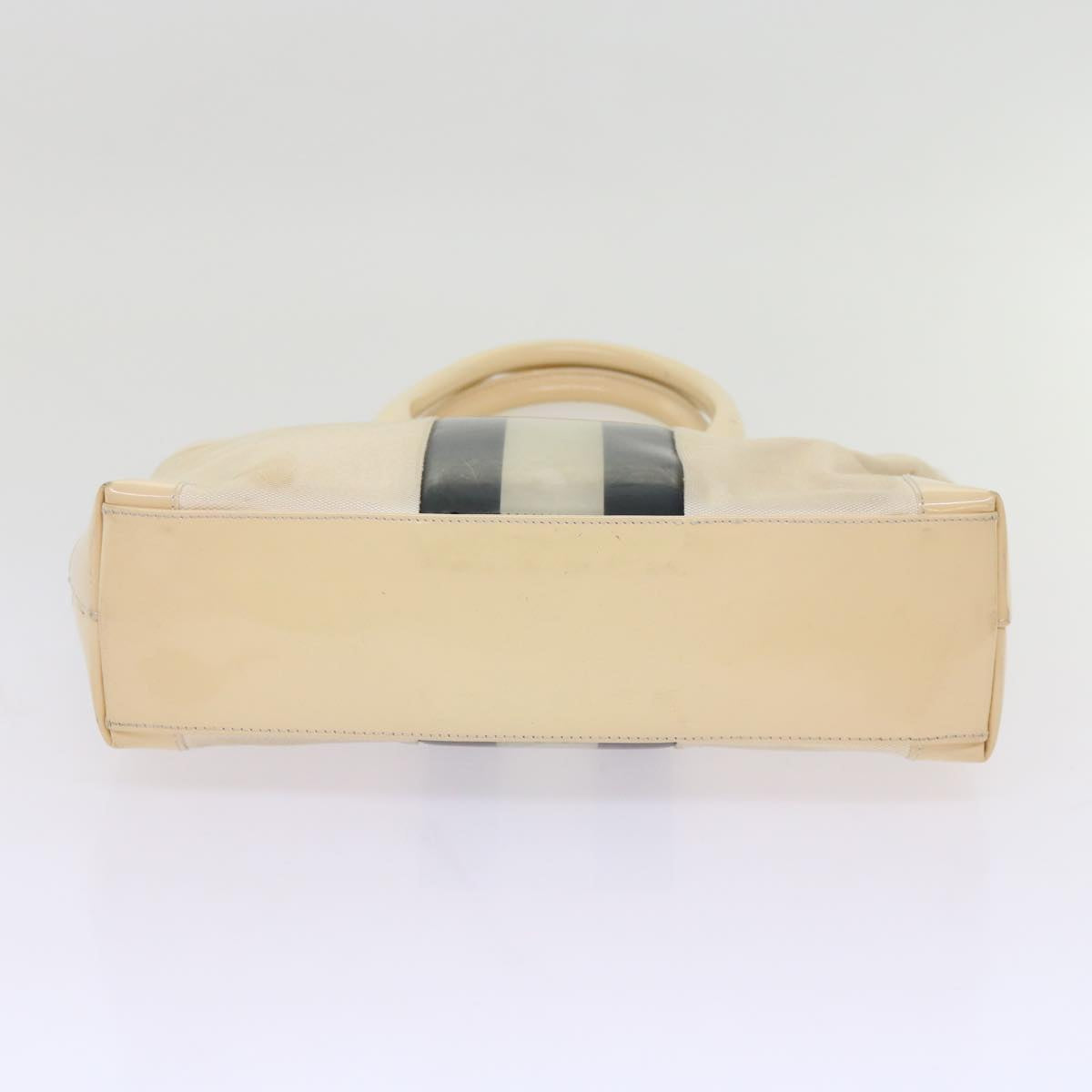 Gucci Leather Canvas Handbag