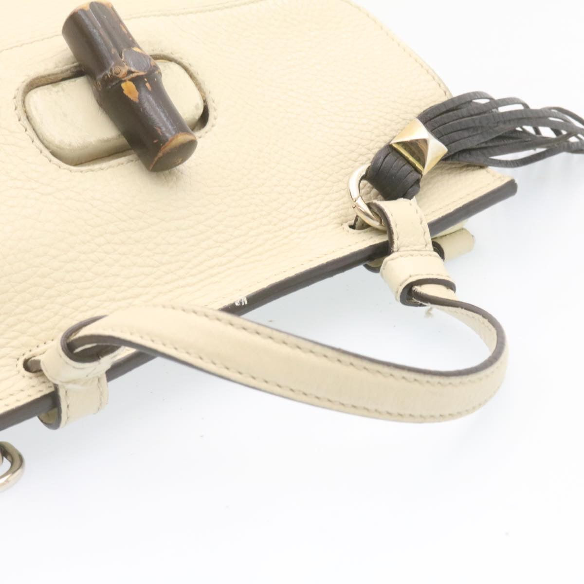 Gucci Bamboo Leather Shoulder Bag Style 15