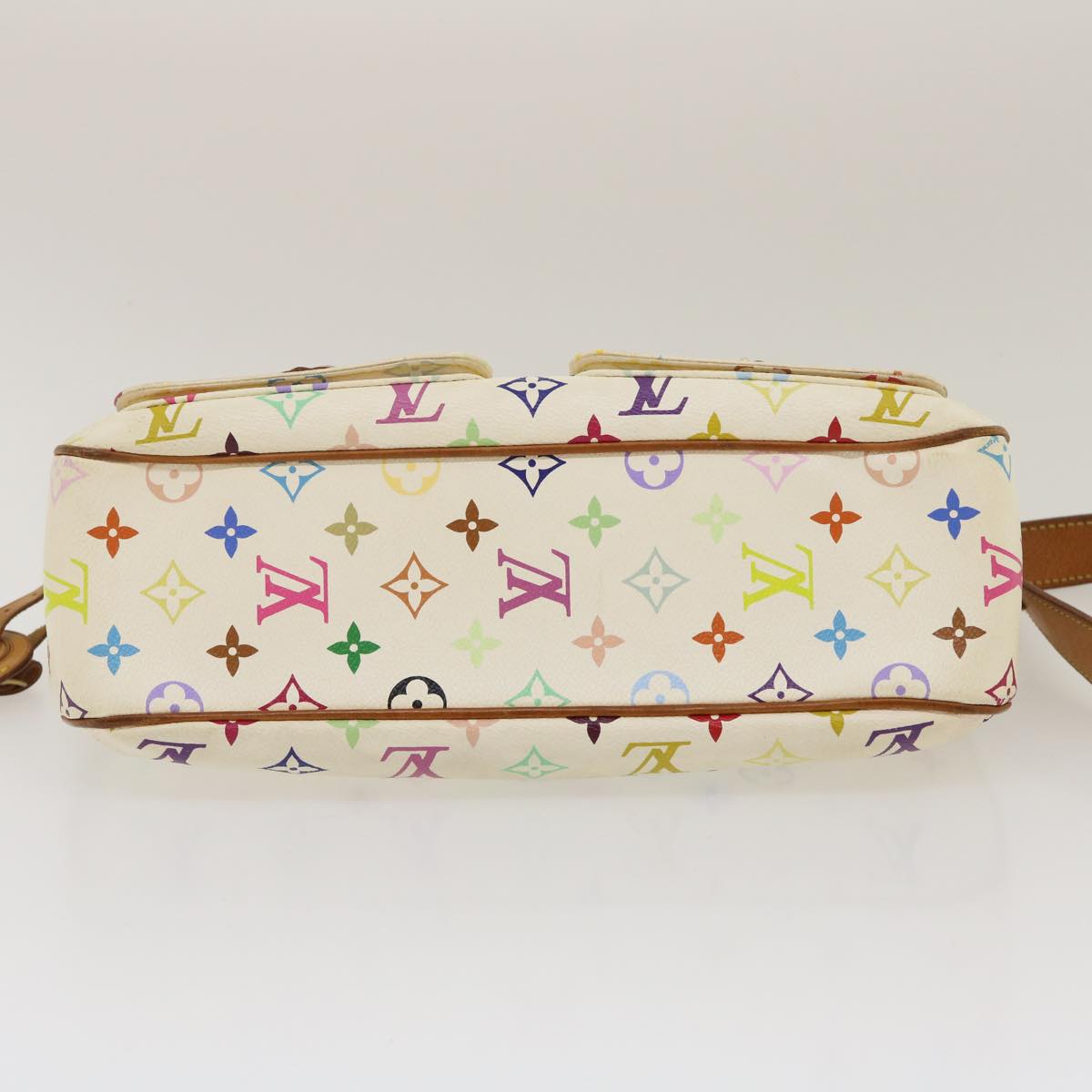 Louis Vuitton White Canvas Lodge shoulder bag