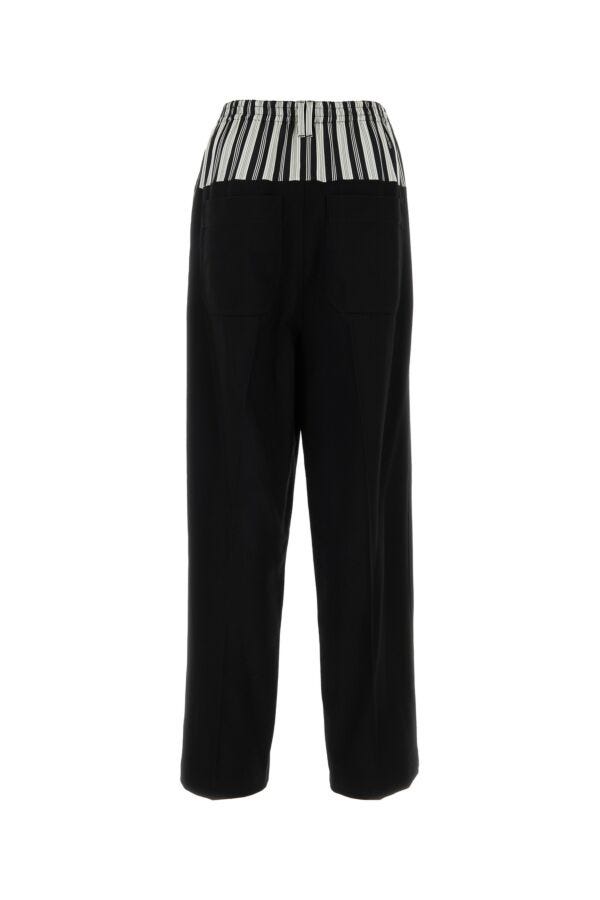 Fendi Woman Black Wool Blend Fendi X Stefano Pilati Pant
