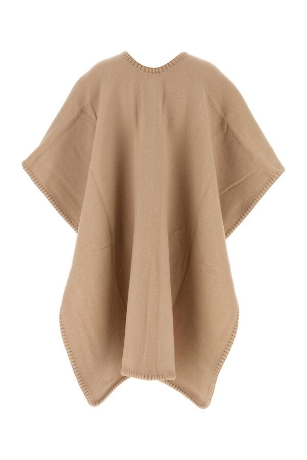 Fendi Woman Antiqued Pink Wool Blend Cape