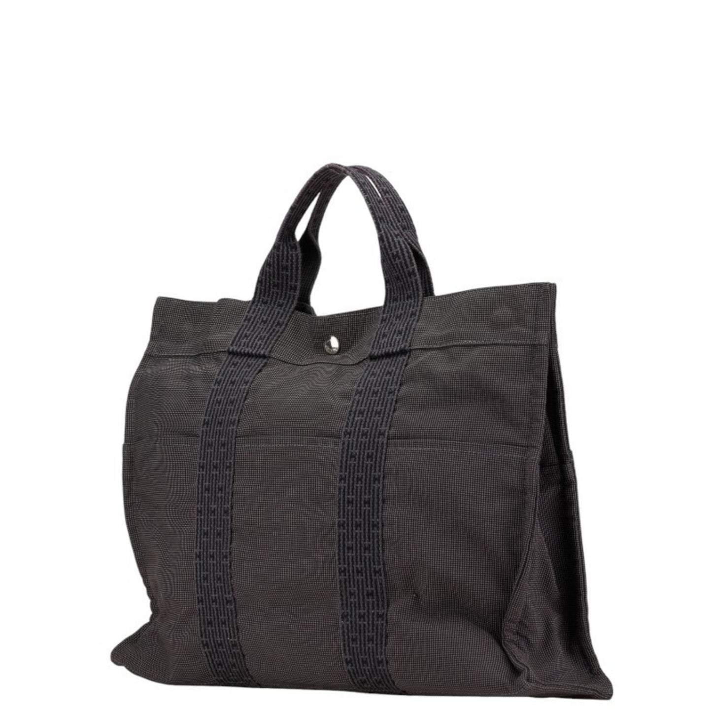 Hermes Gray Canvas Tote Bag ( )