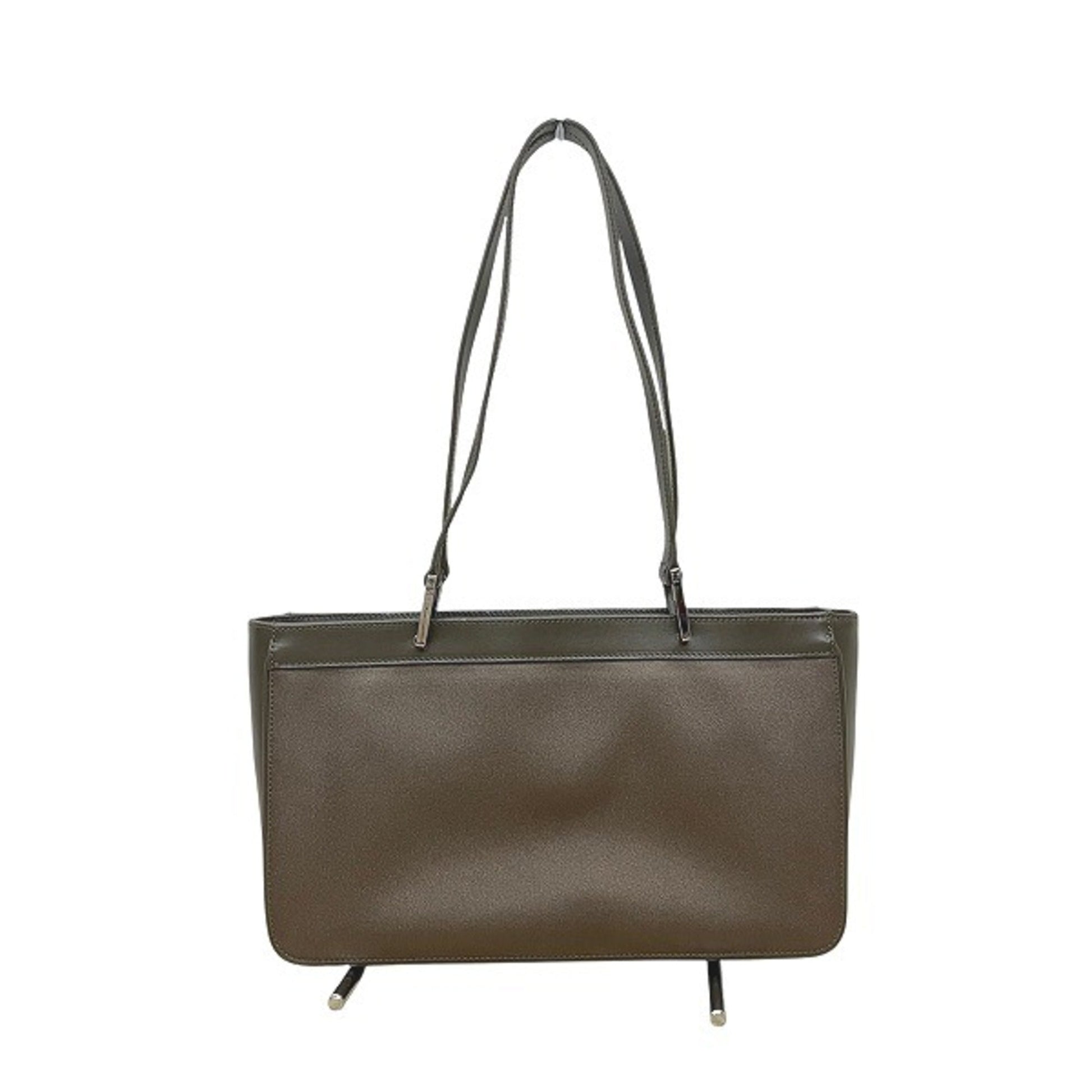 Gucci Leather Canvas Shoulder Bag