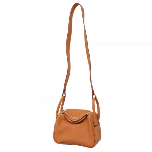 Hermes Gold Swift Leather Handbag ( )