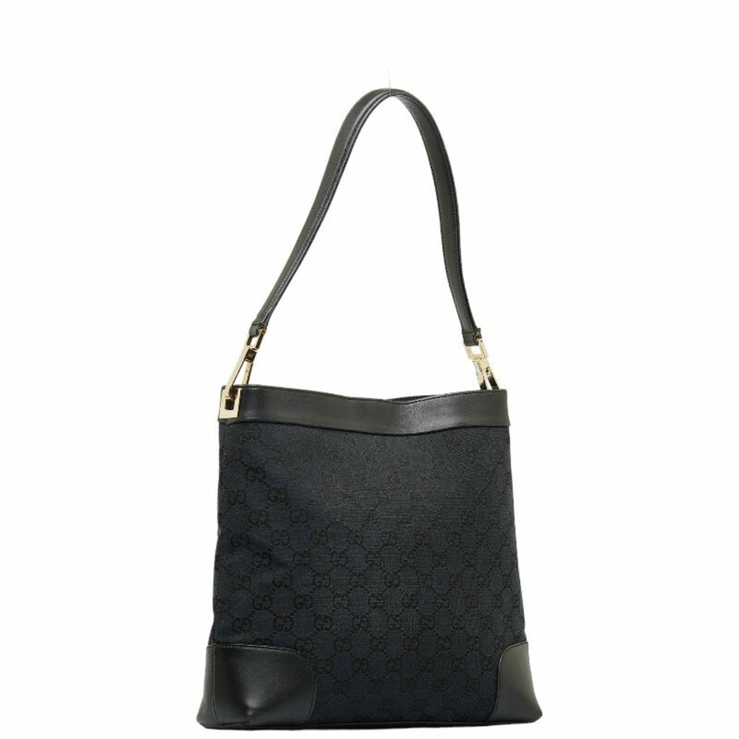 Gucci Leather Canvas Shoulder Bag