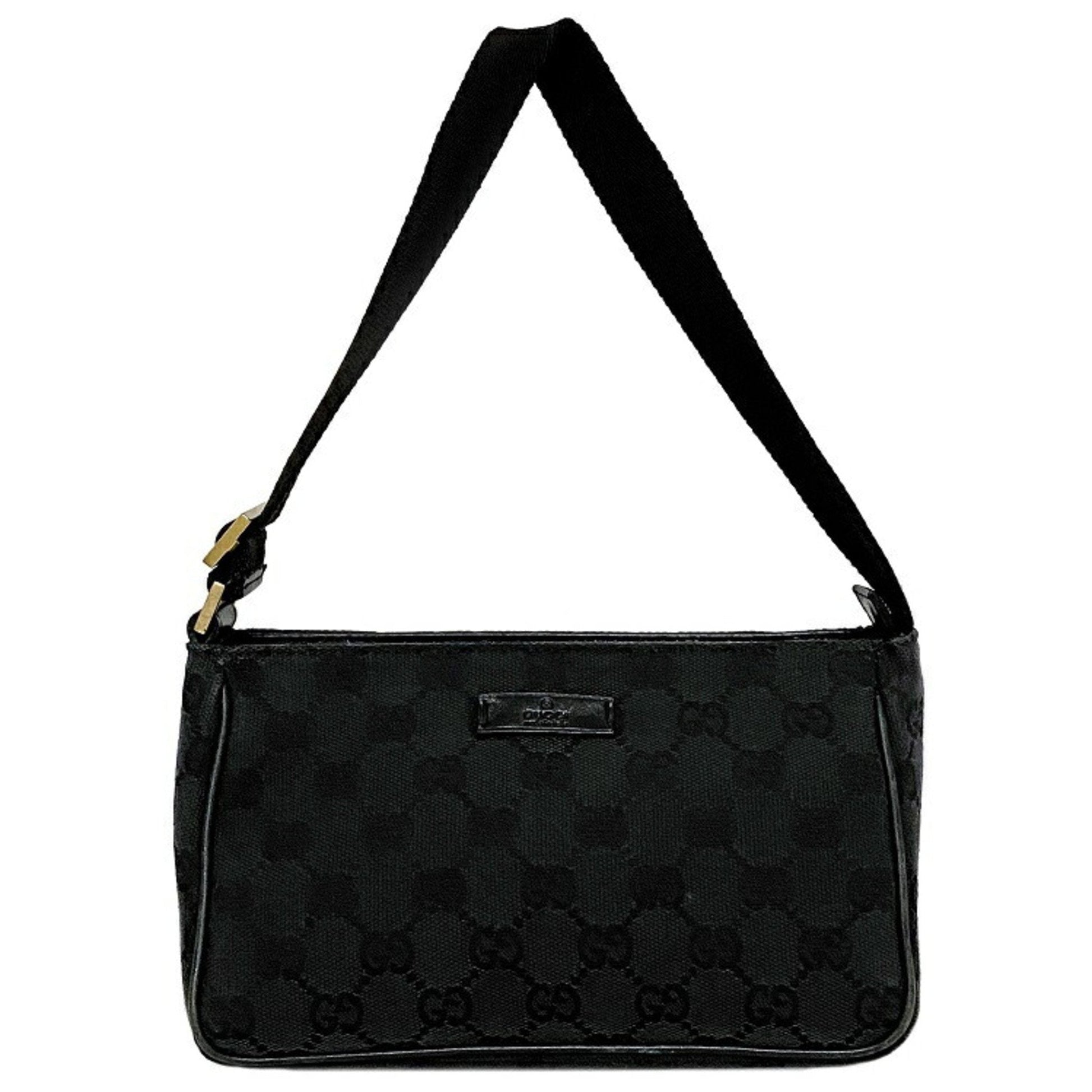 Gucci Lou Leather Canvas Handbag