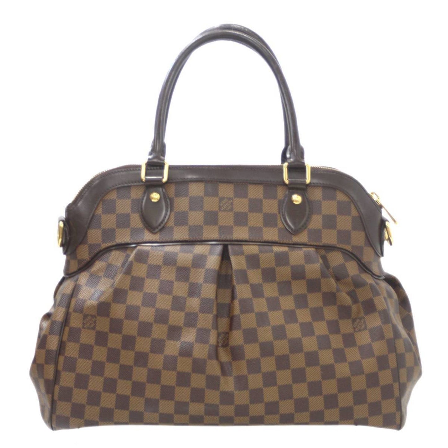 LOUIS VUITTON Trevi GM 2way Bag handBag shoulder Damier Ebene ES