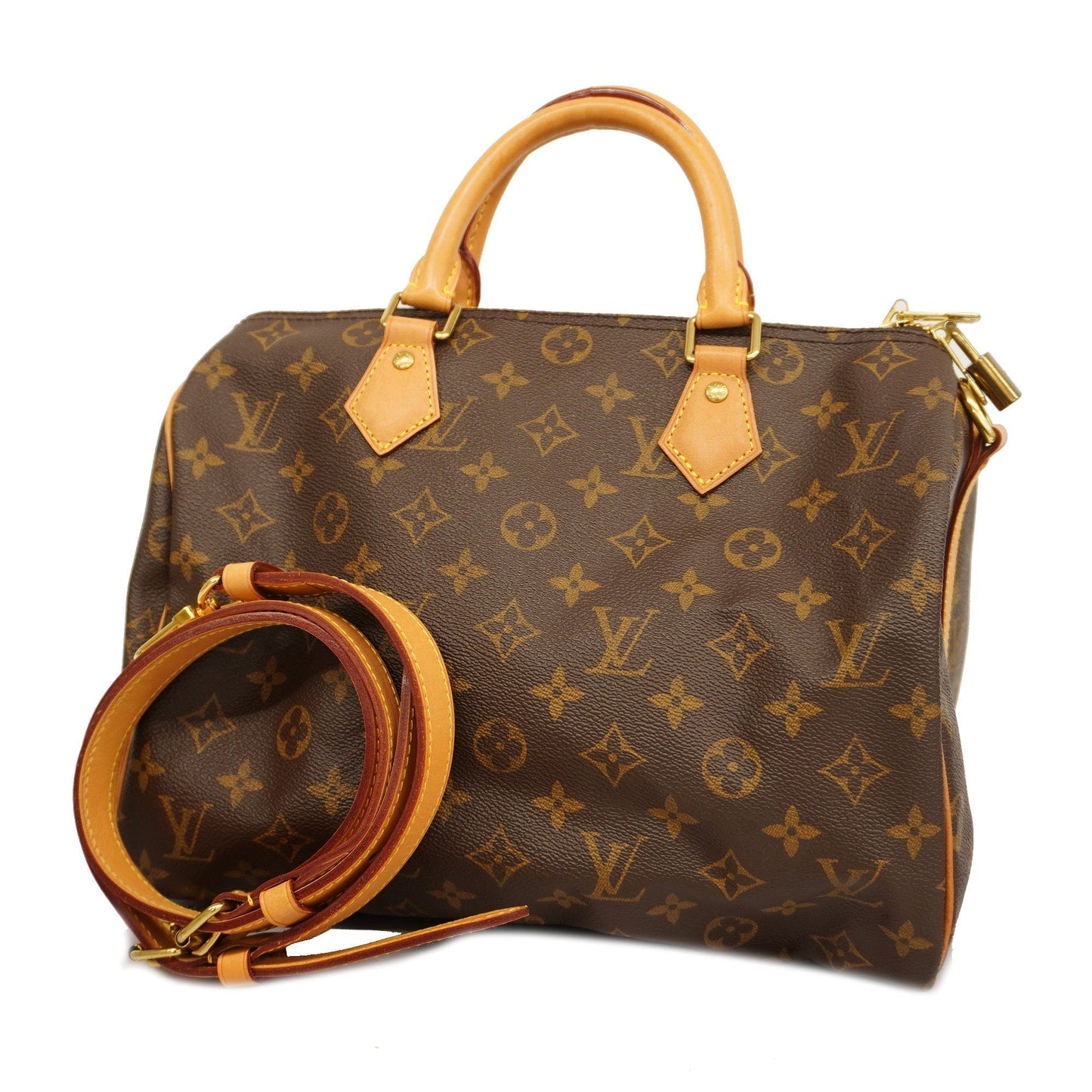 LOUIS VUITTONAuth Monogram 2WAY Bag Bandouliere 30 HandBag