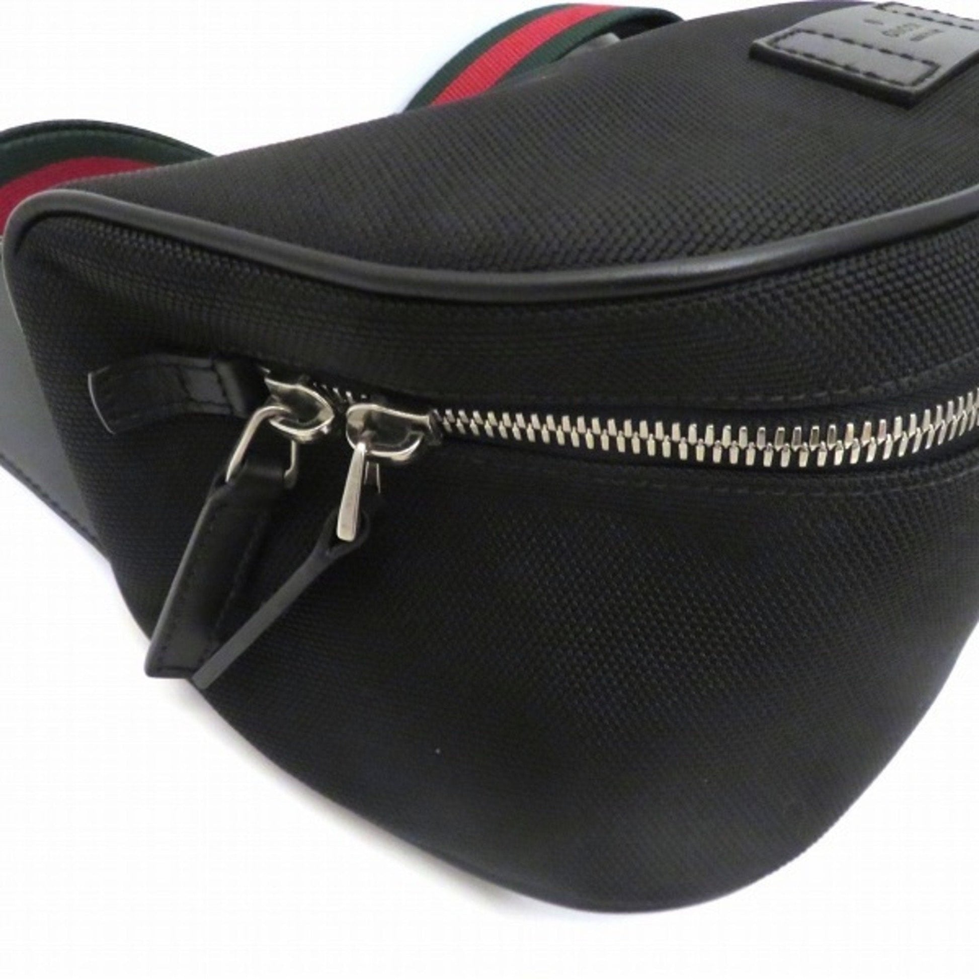 Gucci Web Leather Canvas Shoulder Bag Style 6