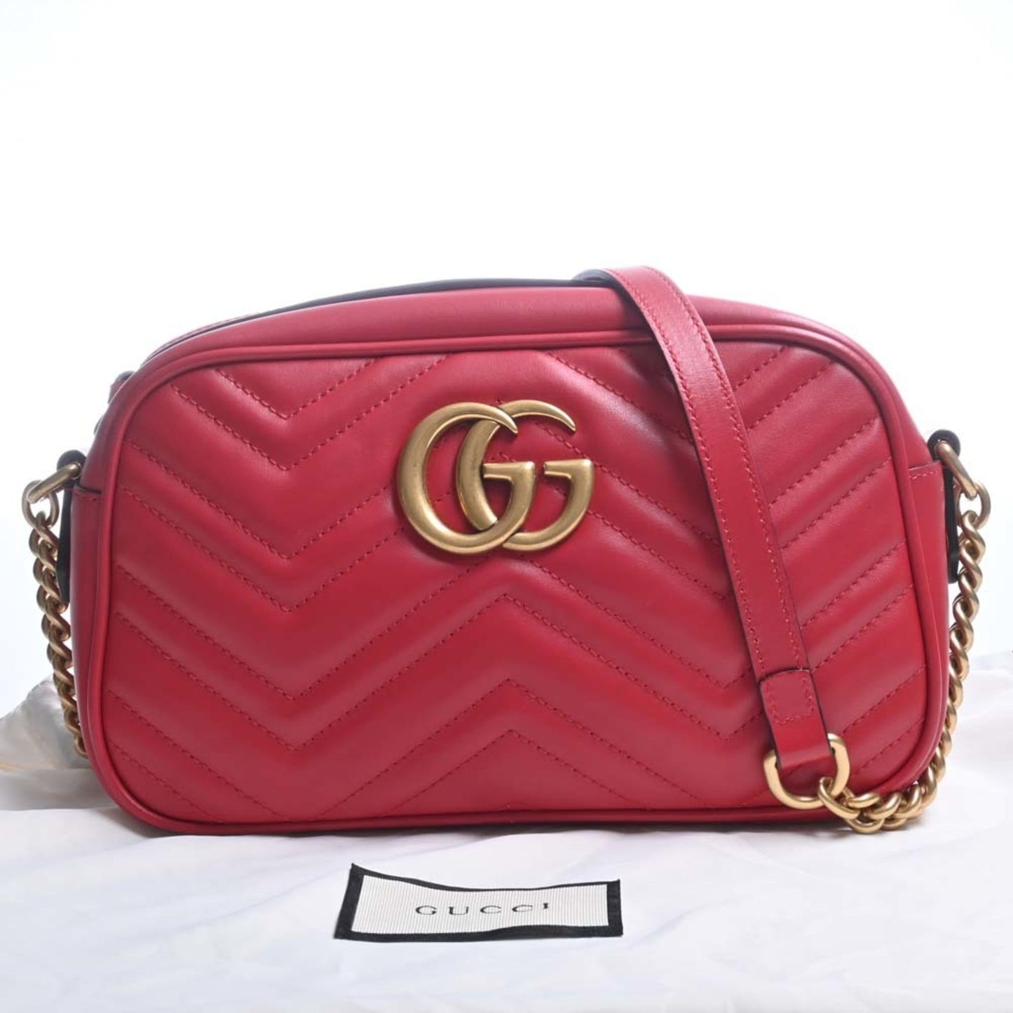Gucci Chain Leather Shoulder Bag