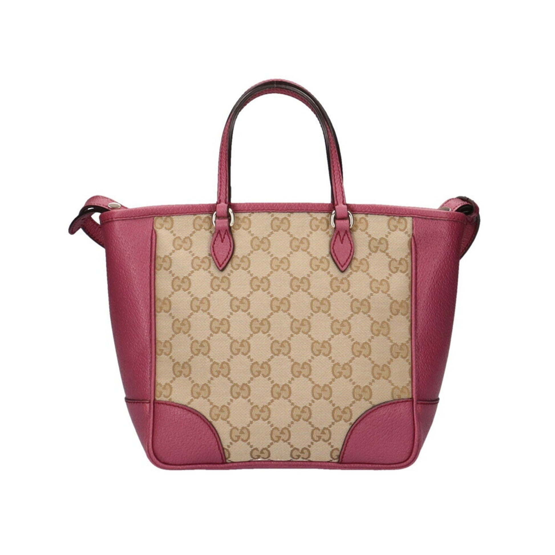 Gucci Leather Canvas Shoulder Bag Style 53