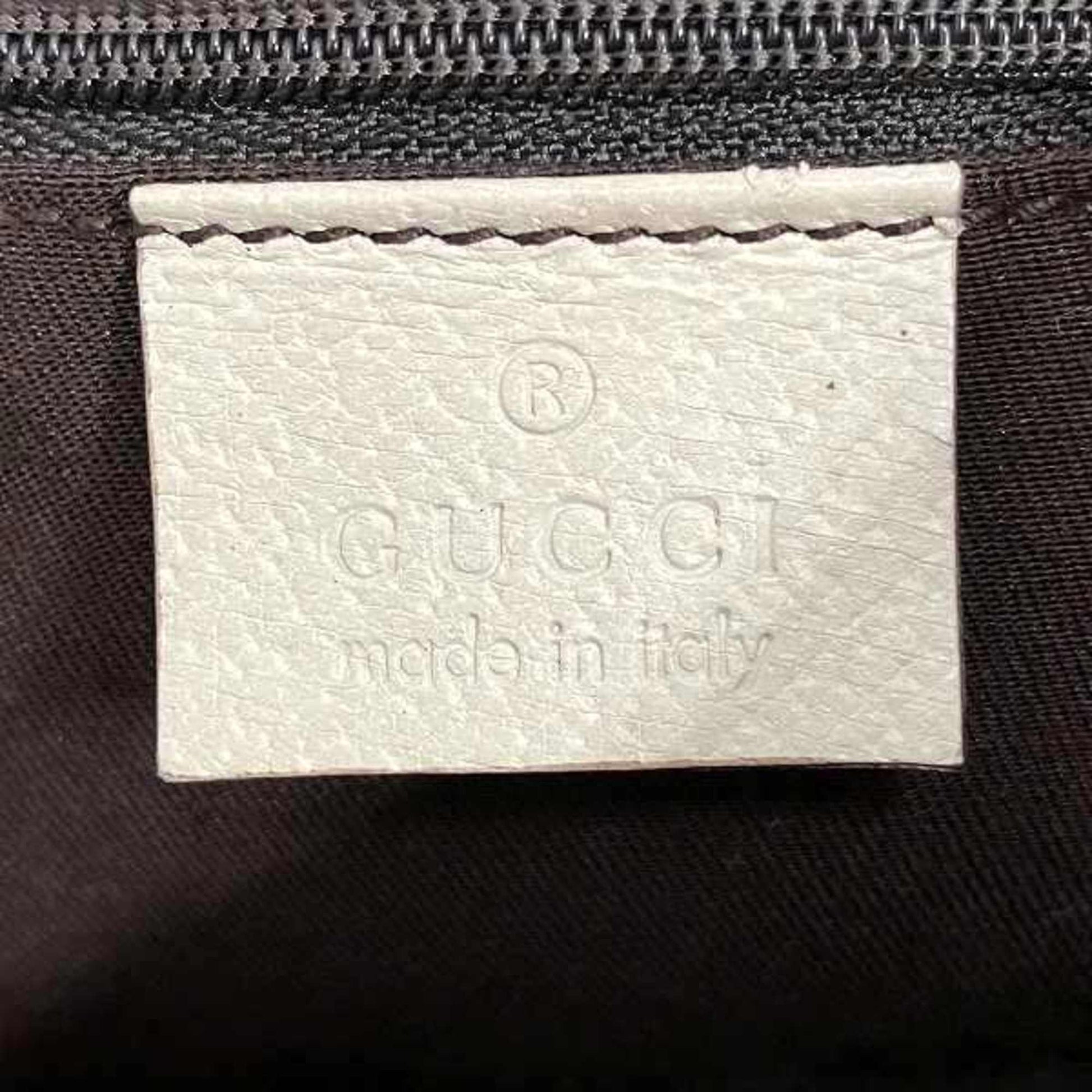 Gucci Leather Canvas Tote