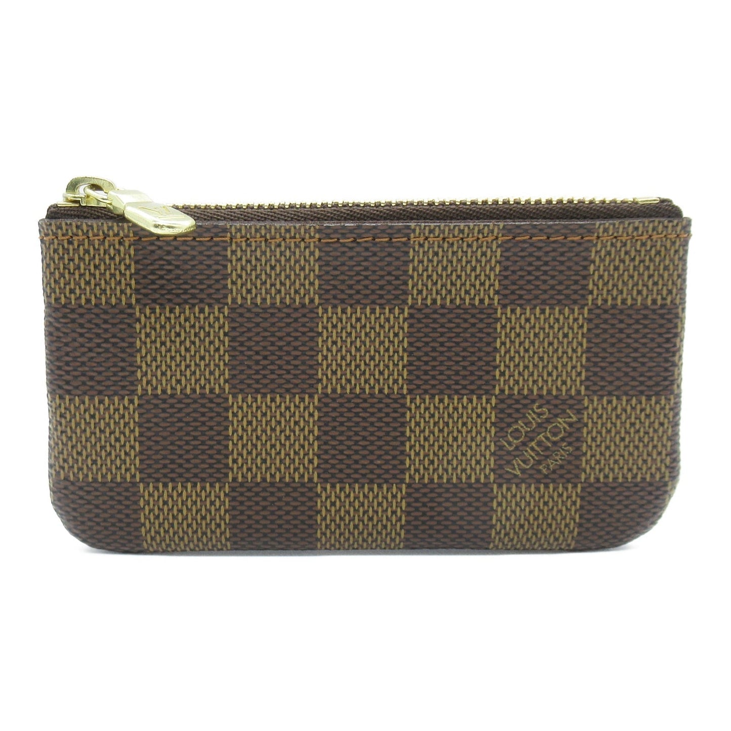 LOUIS VUITTON Pochette Craie Brown Ebene Damier PVC coated canvas Clutch