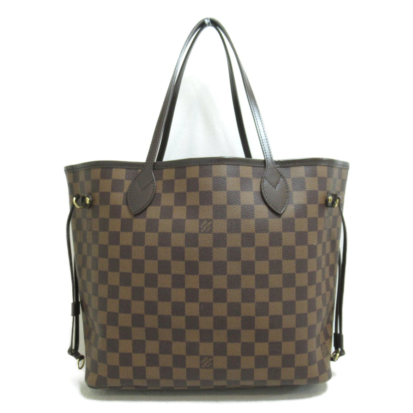 LOUIS VUITTON Neverfull MM Brown Ebene Damier PVC coated canvas Tote