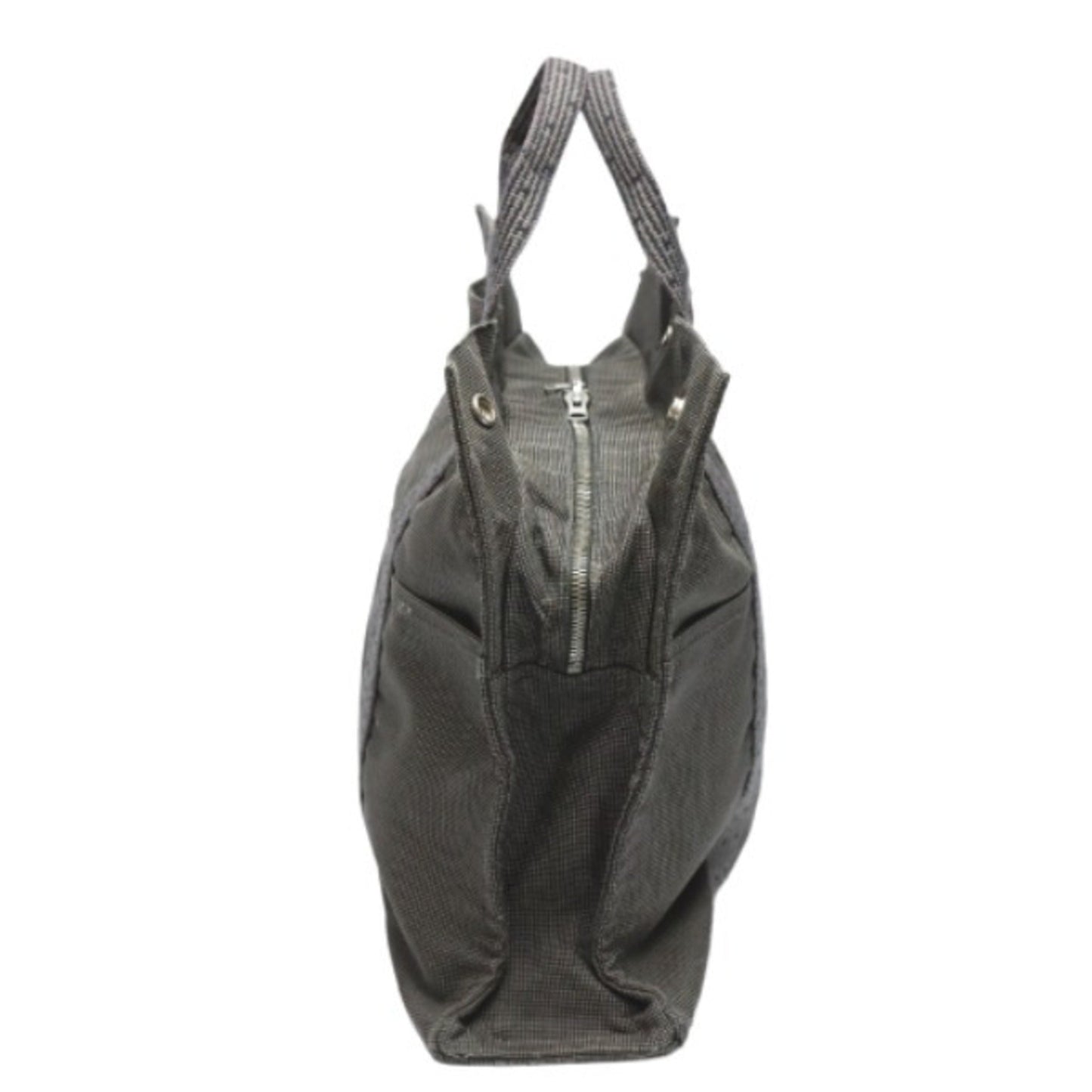 Hermes Gray Canvas Tote Bag ( )